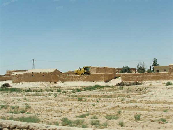 Clay houses in the desert