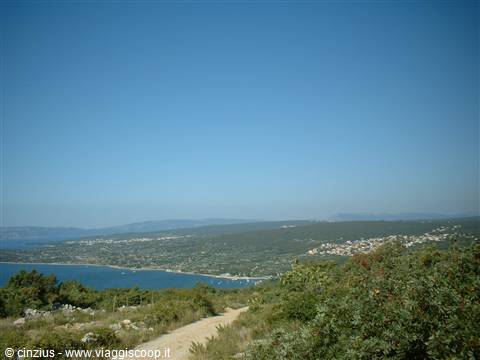 panorama over the coast