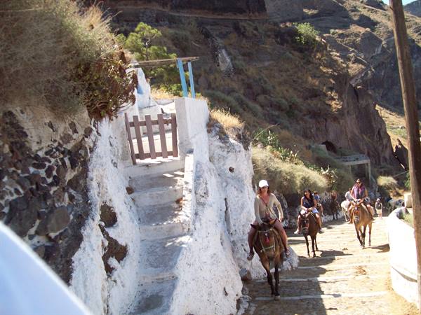 we take the mule to reach the little village