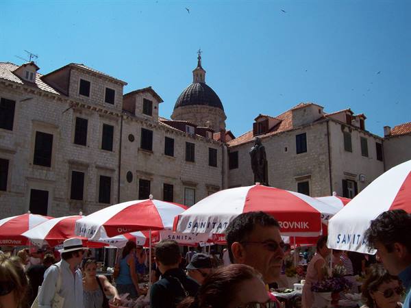 Dubrovnik market..