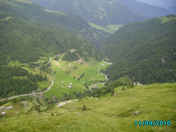 Down from the Rombo Pass towards Val Passiria
