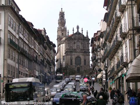 Porto: tower and church Dos Clerigos
