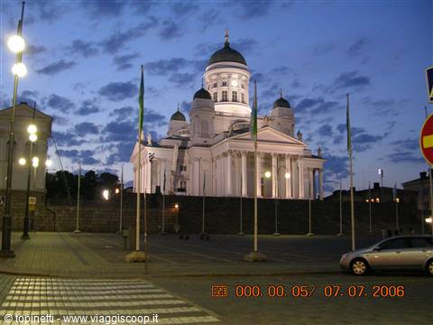 Helsinki :Toumiokirkko 23:45 lutheran cathedral