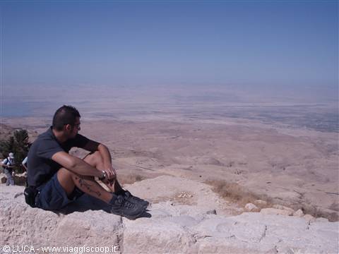 Mystical contemplation of the Jordan Valley from Mount Nebo...
