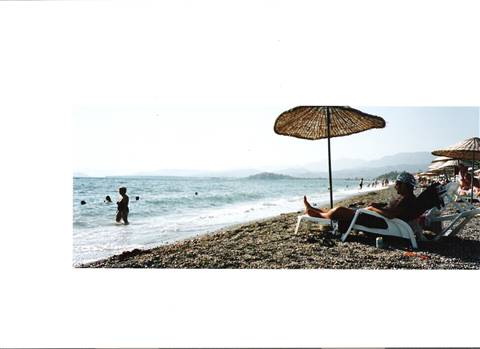 A moment of relaxation on the beach - Fethiye