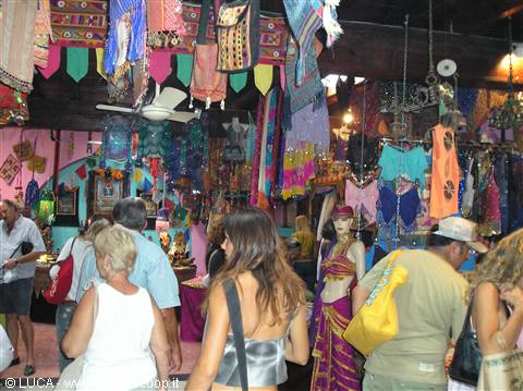 ...and the inside of the market...