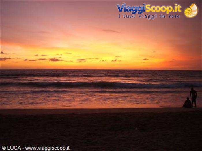 Kuta, Bali - Sunset on the beach...
