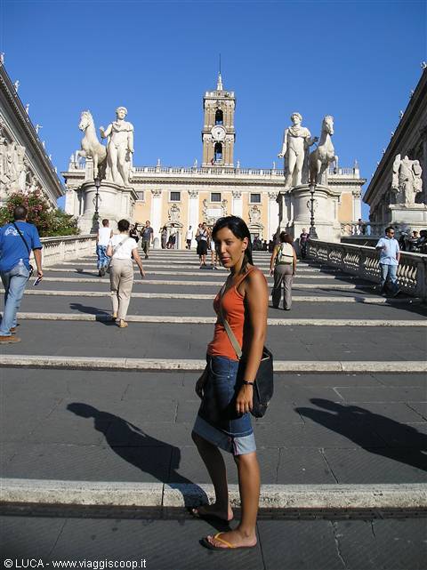 Yoli heading to the Capitoline