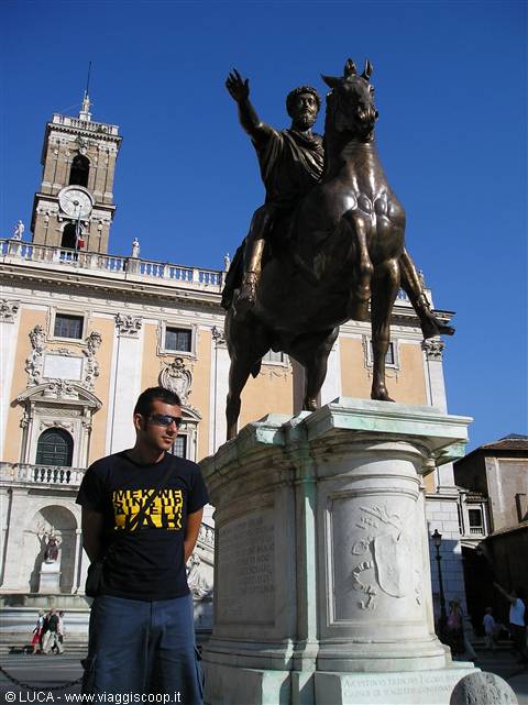 Me with 'cousin' Marcus Aurelius...