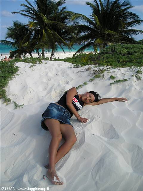 Yoli...and the beach...