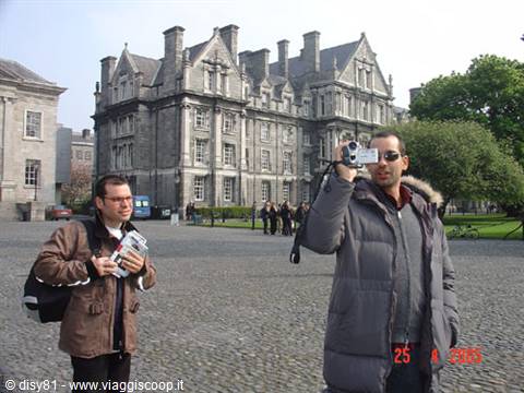 Andrea and Daniele, Trinity College, Dublin