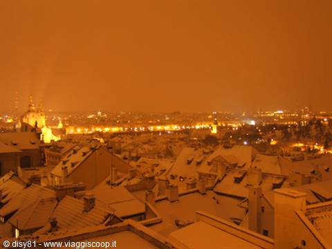 Snowy roofs