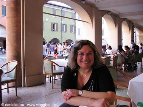 Correggio - arcades of Viale Mazzini