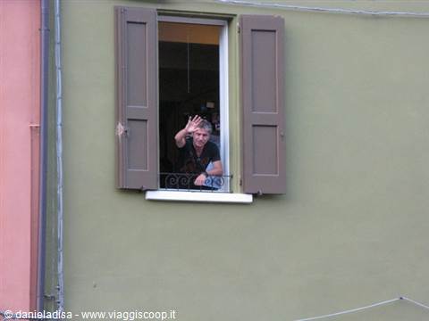 Correggio - Ligabue at the window of Ligachannel