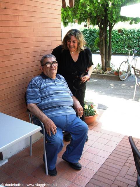 San Martino in Rio - Dani and the legendary 'Mario' of the Piccolo Bar