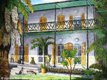 Key West - Hemingway House (painting)