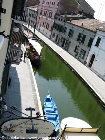 Comacchio - view from room Locanda La Comacina