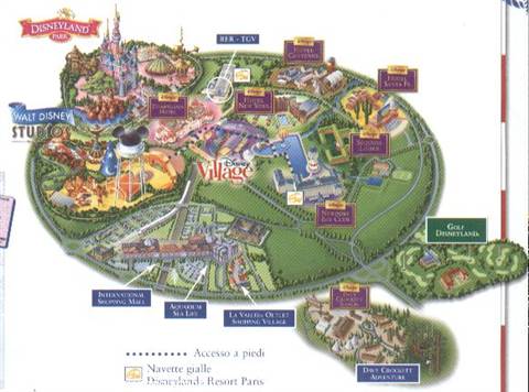 theme parks map