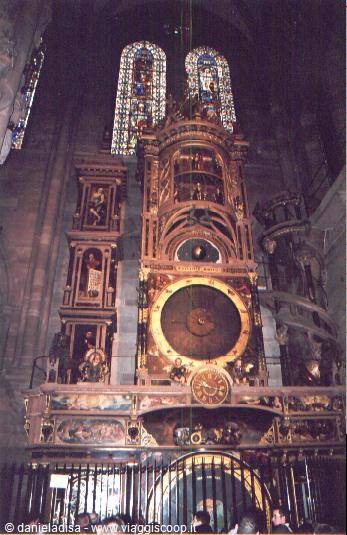 Strasbourg - clock inside the Cathedral