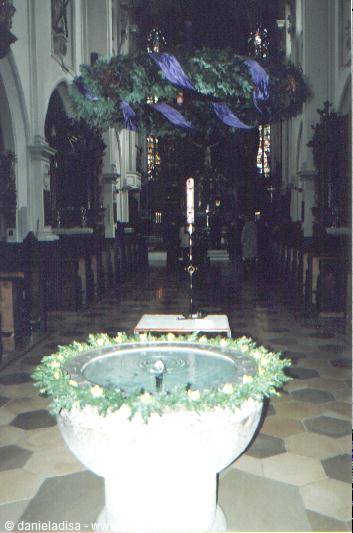 Landsberg am Lech - baptismal font