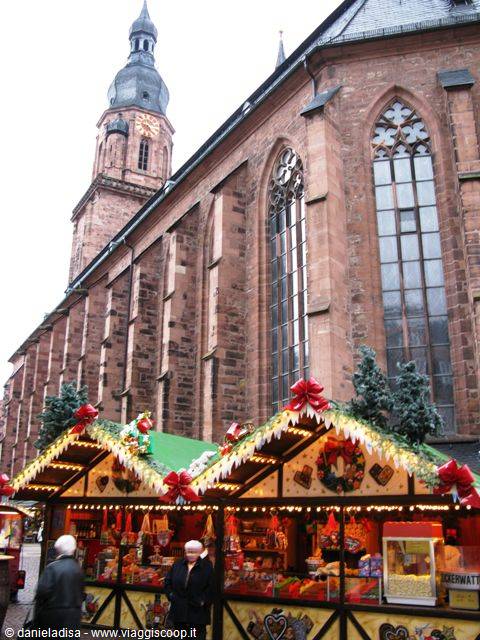 Heidelberg little market and cathedral