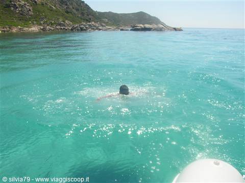 the natural pools around Tavolara