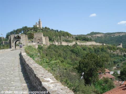 the Tsarevets fortress in Veliko Tarnovo