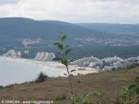 the beach of Albena north of Varna