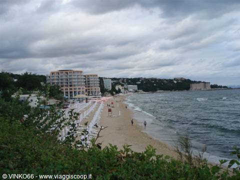 the beach of Sveti Costantin & Elena