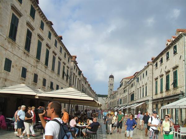 the Plaka - pedestrian street