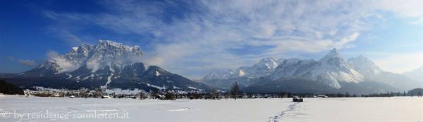 Tyrolean Zugspitz Arena in winter