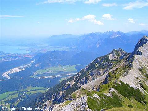 Fussen seen from above