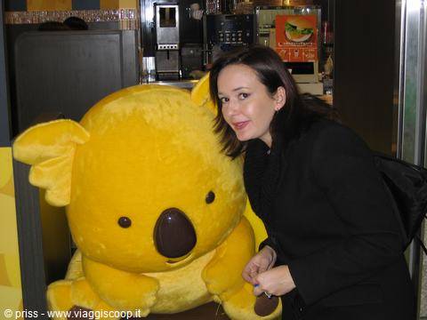a funny big plush toy