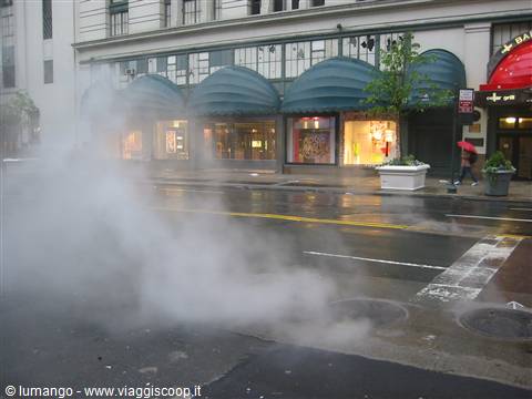 It's true the manholes smoke