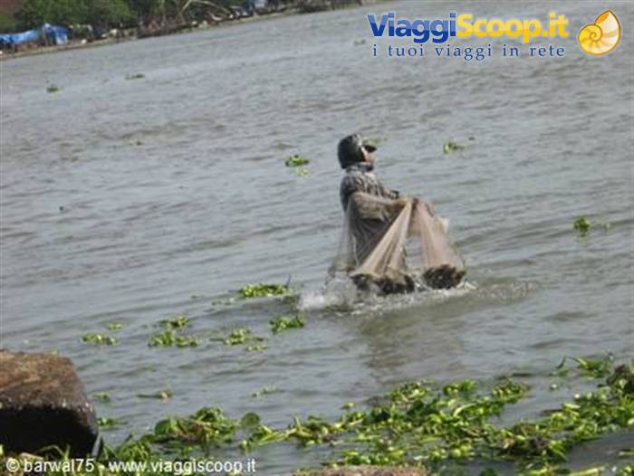 VYPPEN ISLAND: a fisherman