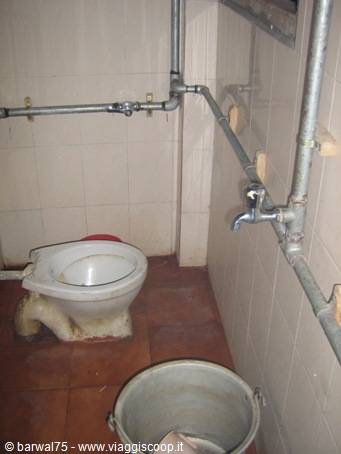 the usual bathroom:'shower' + W.C.