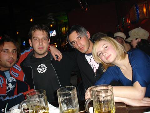 In a club