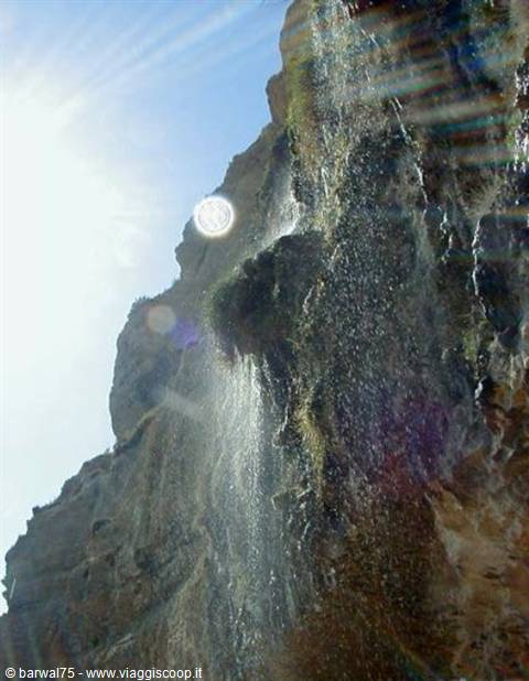 Small waterfalls at Los Canos