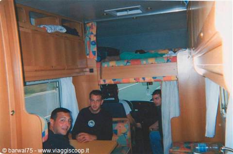 On the camper