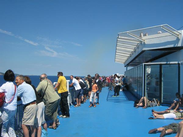 By ship to Bastia