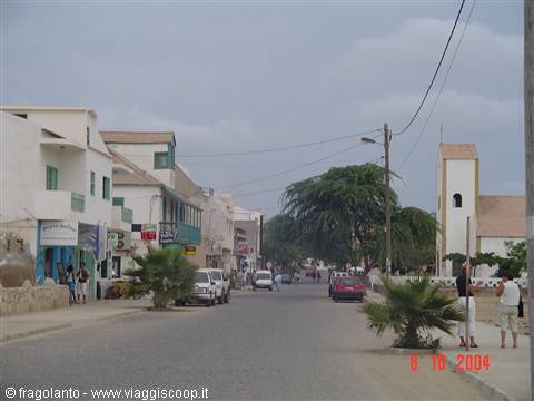 SANTA MARIA, THE BIGGEST TOWN ON THE ISLAND OF SAL