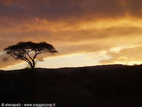 Breathtaking sunset at Lualenyi