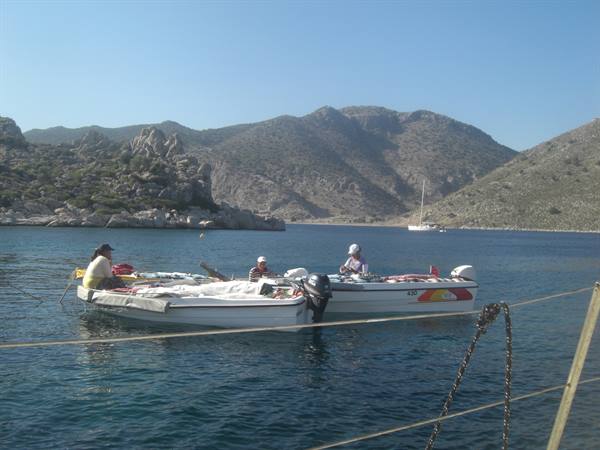 Turkey-Bozuk Bay. The floating market