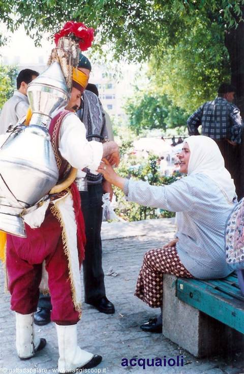 Water vendors in Istanbul