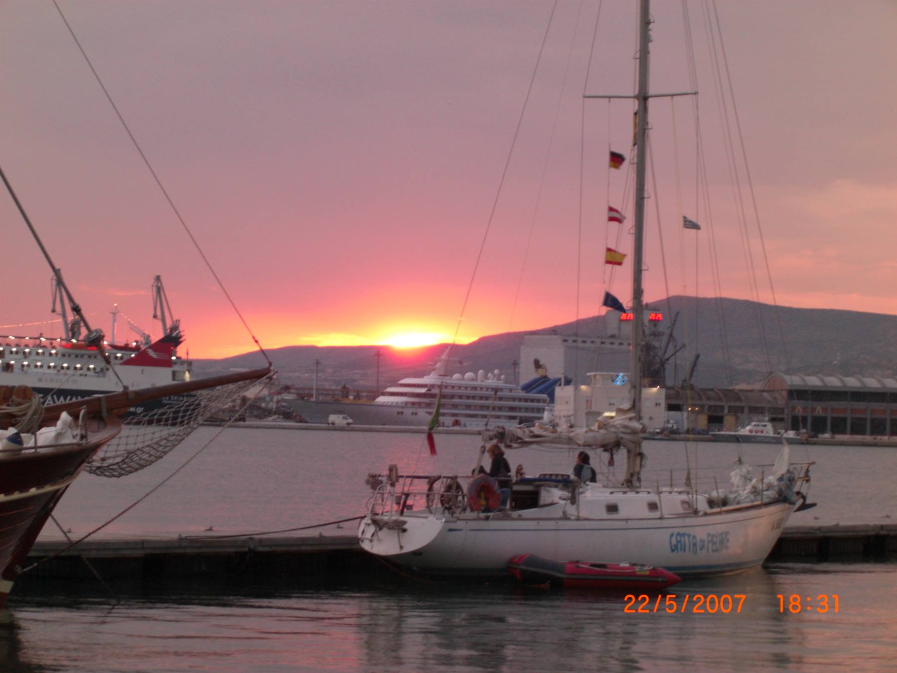 Sunset in Volos
