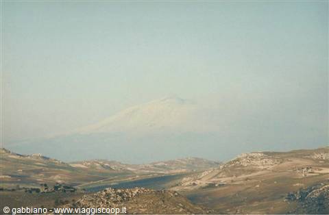 etna from caltagirone
