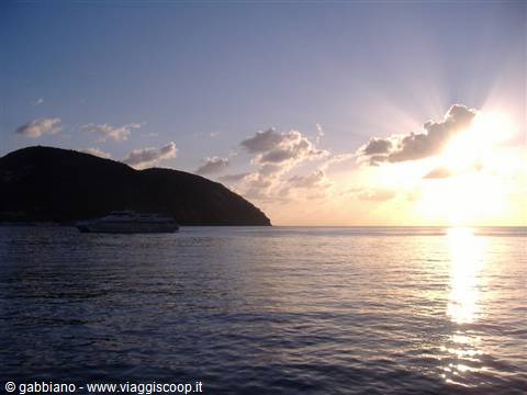 dawn at lipari