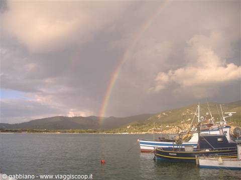 rainbow at marina di campo