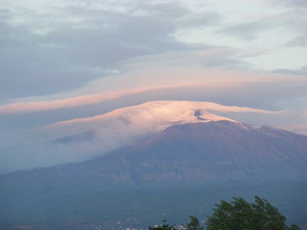 first snow on etna 23 september 2008