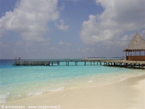 The wonderful sea surrounding Veligandu
